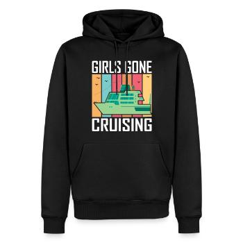 Girls Gone Cruising 2023 Design for Adventure et - Sweat à capuche Premium bio Homme - noir - Devant - Nico (187cm)