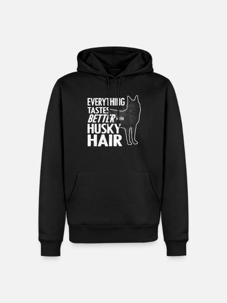 Sibirischer Husky - Männer Premium Bio Hoodie - Schwarz