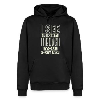 Xray Tech, Xray -Techniker - Männer Premium Bio Hoodie - Schwarz - Vorne - Nico (187cm)