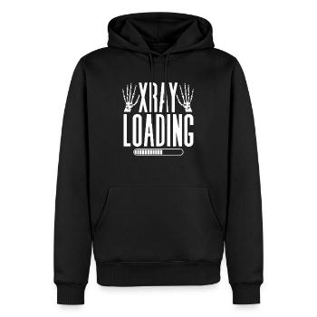 Xray Tech, Xray -Techniker - Männer Premium Bio Hoodie - Schwarz - Vorne - Nico (187cm)