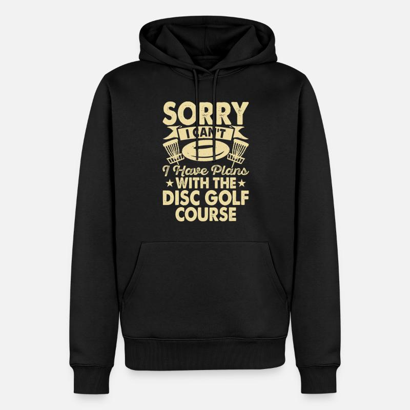 Discgolf Disc Golf - Sweat à capuche Premium bio Homme - noir