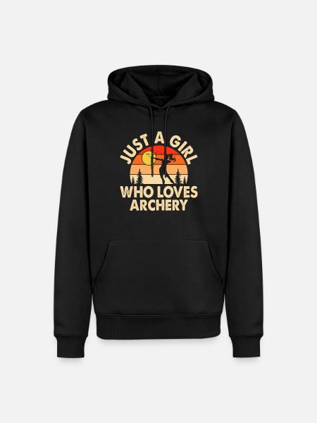 Bogenschütze Bogenschießen - Männer Premium Bio Hoodie - Schwarz