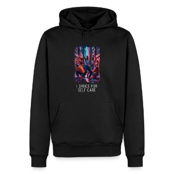 Ich tanze für Selbstfürsorge Motivation Tanz - Männer Premium Bio Hoodie - Schwarz - Vorne - Nico (187cm)