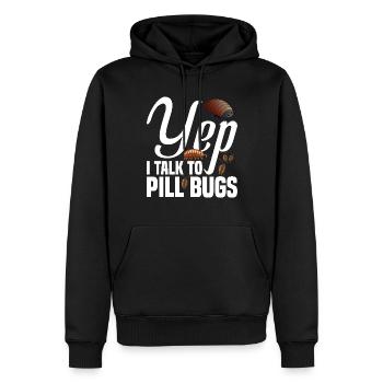 Rollie Pollie Mom Insect Mom Entomologist Pill Bug - Men’s Premium Organic Hoodie - black - Front - Nico (187cm)