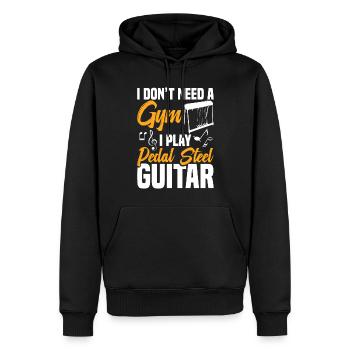 Country Music steelin Pedal Steel Guitarist - Männer Premium Bio Hoodie - Schwarz - Vorne - Nico (187cm)