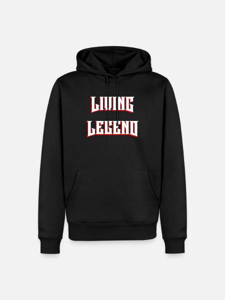 Living Legend - Männer Premium Bio Hoodie - Schwarz