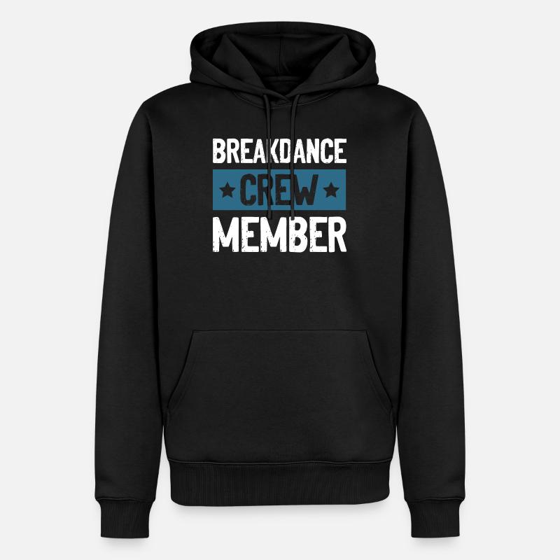 Breakdance Crew - Männer Premium Bio Hoodie - Schwarz