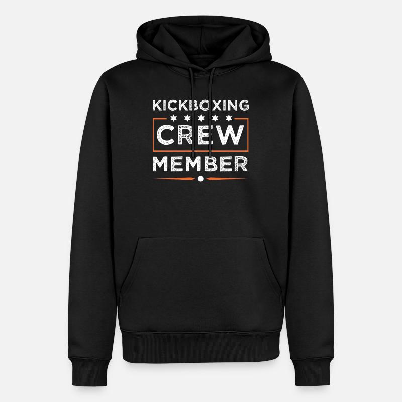 Kickboxing Crew - Männer Premium Bio Hoodie - Schwarz