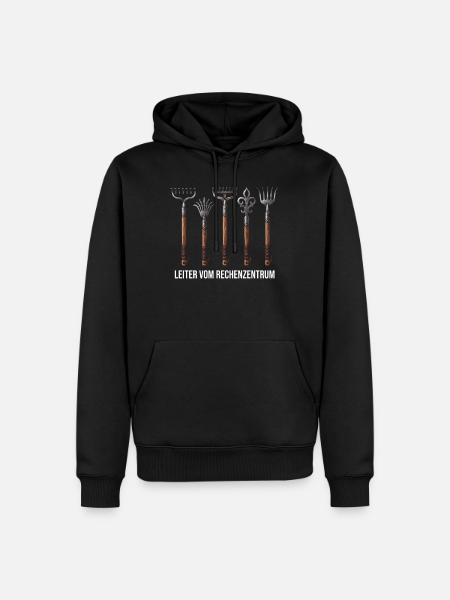 Rechenzentrum Gartenarbeit Landschaftsgärtner - Männer Premium Bio Hoodie - Schwarz