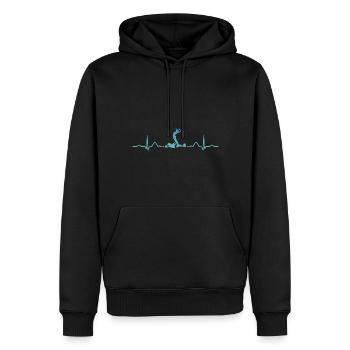 Synchronschwimmen Team Artistic Swim - Männer Premium Bio Hoodie - Schwarz - Vorne - Nico (187cm)