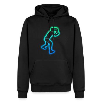 Padel Tennis Raquettes de padel Enfants Garçons Padel - Sweat à capuche Premium bio Homme - noir - Devant - Nico (187cm)