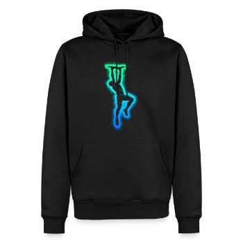 Bouldern Bergsteigen Kletterer Jungen Klettern - Männer Premium Bio Hoodie - Schwarz - Vorne - Nico (187cm)