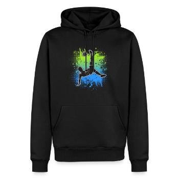 Soccer Players Kids Soccer Soccer Boys - Men’s Premium Organic Hoodie - black - Front - Nico (187cm)