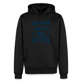 décembre 1997 Edition original | Vintage 1997 - Sweat à capuche Premium bio Homme - noir - Devant - Nico (187cm)