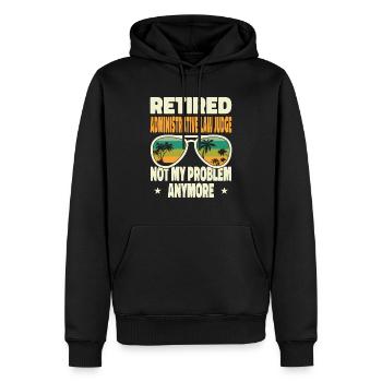 Retired Men Retired Administrative Law Judge Not - Männer Premium Bio Hoodie - Schwarz - Vorne - Nico (187cm)