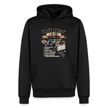 Oldtimer Motiv 1967 Jahrgang Geburtstag Geschenk - Männer Premium Bio Hoodie - Schwarz - Vorne - Nico (187cm)