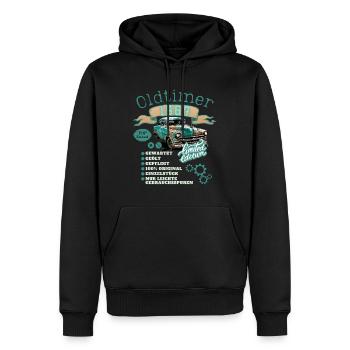 Oldtimer Motiv Jahrgang 1967 Geburtstag Geschenk - Männer Premium Bio Hoodie - Schwarz - Vorne - Nico (187cm)