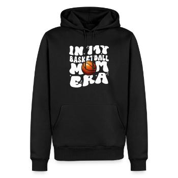 In My Basketball Mom Era - Cute Women's Basketball - Men’s Premium Organic Hoodie - black - Front - Nico (187cm)