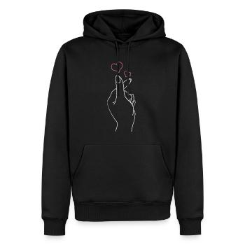 K-Pop-Fan Geschenk Koreanische Popmusik - Männer Premium Bio Hoodie - Schwarz - Vorne - Nico (187cm)