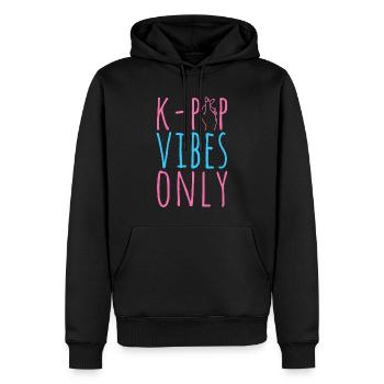 K-Pop-Fan Geschenk Koreanische Popmusik - Männer Premium Bio Hoodie - Schwarz - Vorne - Nico (187cm)