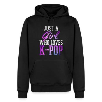 K-Pop-Fan Geschenk Koreanische Popmusik - Männer Premium Bio Hoodie - Schwarz - Vorne - Nico (187cm)