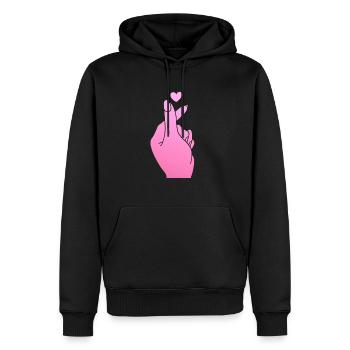 K-Pop-Fan Geschenk Koreanische Popmusik - Männer Premium Bio Hoodie - Schwarz - Vorne - Nico (187cm)