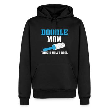 Goldendoodle Dog The Dood Gift - Men’s Premium Organic Hoodie - black - Front - Nico (187cm)