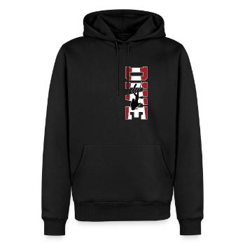 Tauchen Lustig Vintage Taucher Geschenk - Männer Premium Bio Hoodie - Schwarz - Vorne - Nico (187cm)