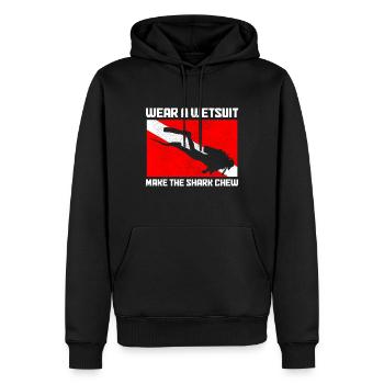 Tauchen Lustig Vintage Taucher Geschenk - Männer Premium Bio Hoodie - Schwarz - Vorne - Nico (187cm)