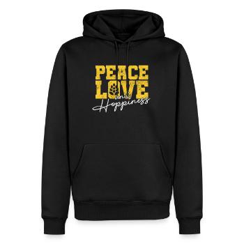 Craft Beer Brewmaster Hops Gift - Men’s Premium Organic Hoodie - black - Front - Nico (187cm)