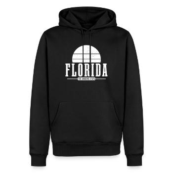Floride Souvenir États-Unis Amérique - Sweat à capuche Premium bio Homme - noir - Devant - Nico (187cm)