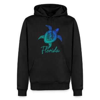 Floride Souvenir États-Unis Amérique - Sweat à capuche Premium bio Homme - noir - Devant - Nico (187cm)
