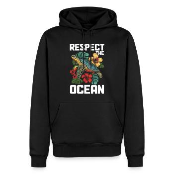 Tauchen Taucher Surfen Surfer Geschenk - Männer Premium Bio Hoodie - Schwarz - Vorne - Nico (187cm)
