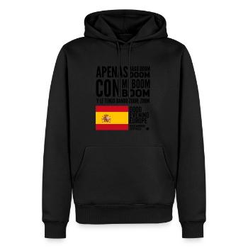 Eurovision España SLOMO - Männer Premium Bio Hoodie - Schwarz - Vorne - Nico (187cm)