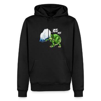 Kinder Tyrannosaurus Boo Rex Halloween Geist - Männer Premium Bio Hoodie - Schwarz - Vorne - Nico (187cm)