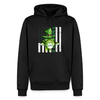 Feiertag St Patrick's Kostüm Verkleidung Angler - Männer Premium Bio Hoodie - Schwarz - Vorne - Nico (187cm)