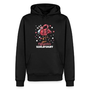 Flamingo Fan Schafshirt Kinder Nachthemd Pyjama - Männer Premium Bio Hoodie - Schwarz - Vorne - Nico (187cm)