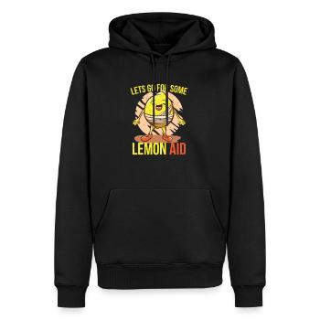 Allons-y pour un peu de Lemon Aid Lemon First Responder Doctor - Sweat à capuche Premium bio Homme - noir - Devant - Nico (187cm)
