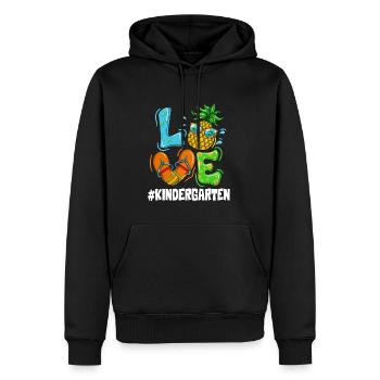 Éducateur Dernier jour Tenue de vacances Voyage Vacances - Sweat à capuche Premium bio Homme - noir - Devant - Nico (187cm)