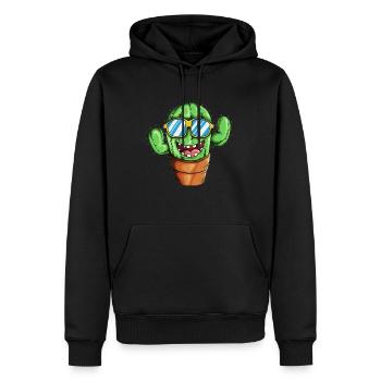Gartenpflanze Zimmerpflanzen Kaktus Naturfreund - Männer Premium Bio Hoodie - Schwarz - Vorne - Nico (187cm)