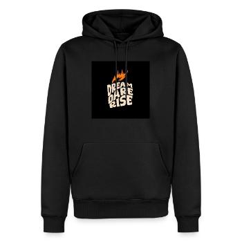 Numéro IMG 0864 - Sweat à capuche Premium bio Homme - noir - Devant - Nico (187cm)