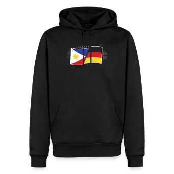 Philippinen - Männer Premium Bio Hoodie - Schwarz - Vorne - Nico (187cm)