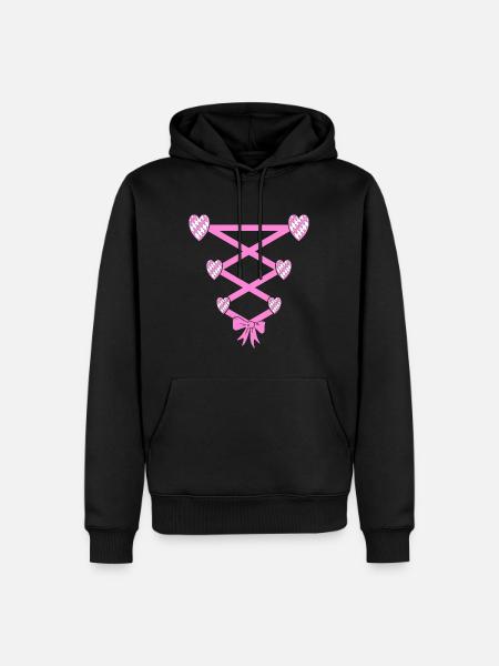Volksfest Dirndl Replacement - Men’s Premium Organic Hoodie - black