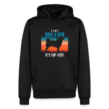 Akita - Sweat à capuche Premium bio Homme - noir - Devant - Nico (187cm)