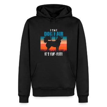 Quai de trèfle de l’Alaska - Sweat à capuche Premium bio Homme - noir - Devant - Nico (187cm)