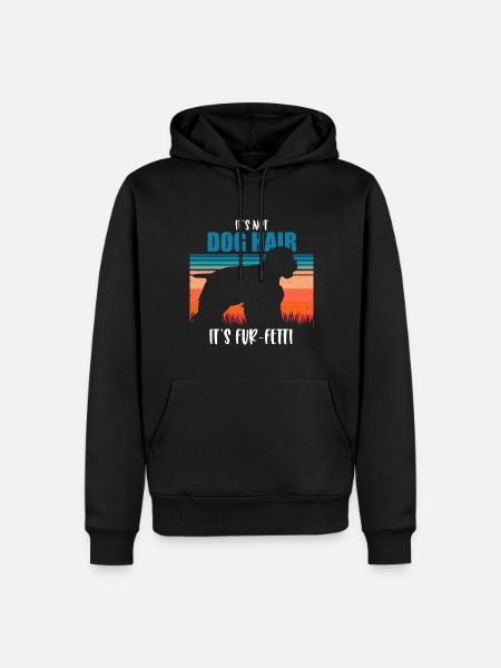 Cocker Spaniel américain - Sweat à capuche Premium bio Homme - noir