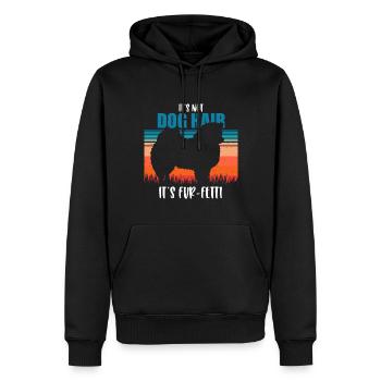 American Eskimo Dog Hund - Männer Premium Bio Hoodie - Schwarz - Vorne - Nico (187cm)