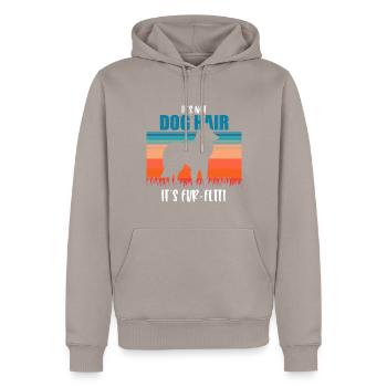 Belgischer Schäferhund - Männer Premium Bio Hoodie - Taupe - Vorne - Nico (187cm)