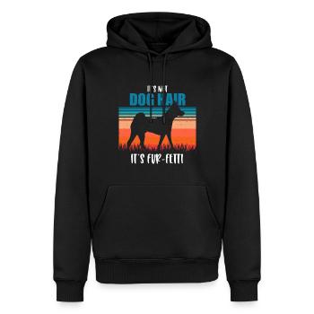 Basenji - Männer Premium Bio Hoodie - Schwarz - Vorne - Nico (187cm)