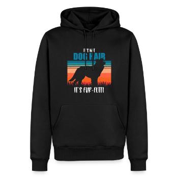 Border Collie - Männer Premium Bio Hoodie - Schwarz - Vorne - Nico (187cm)